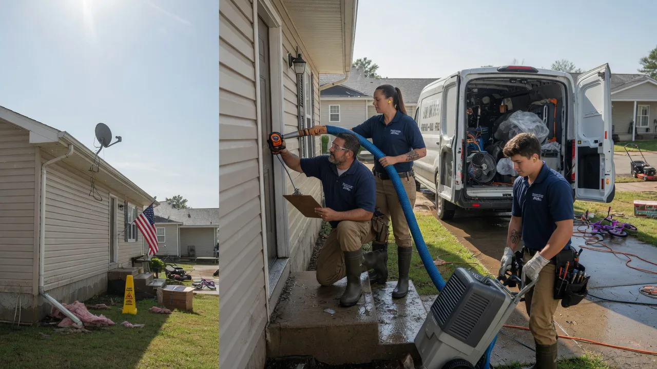 Ceiling Water Damage Restoration in West Ridge, AR near me